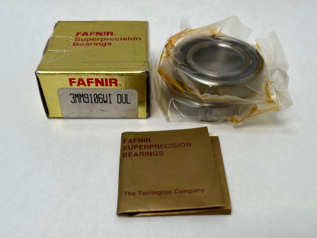 Angular Contact Ball Bearing - 30 mm ID, 55 mm OD, 13 mm Width, Open, 25°, Light Preload, Universal Duplex Pair