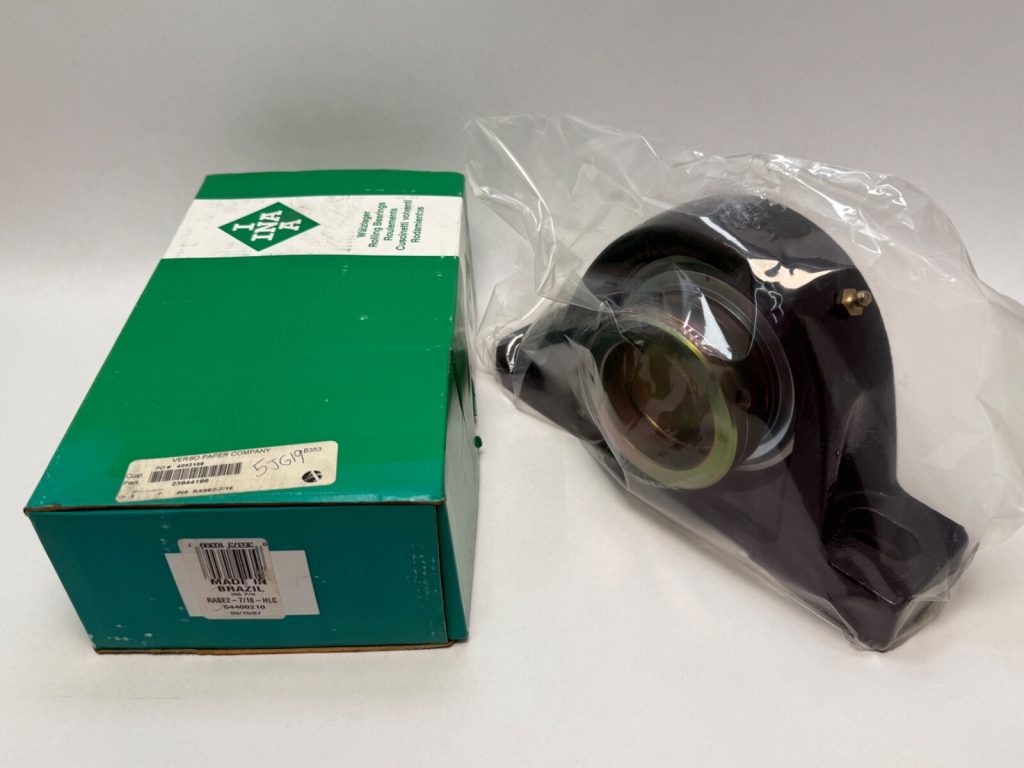 Pillow Block Unit - 2.4375 in Bore, 2 Bolt, Cast Iron, Eccentric Locking Collar, Non-Expanding.