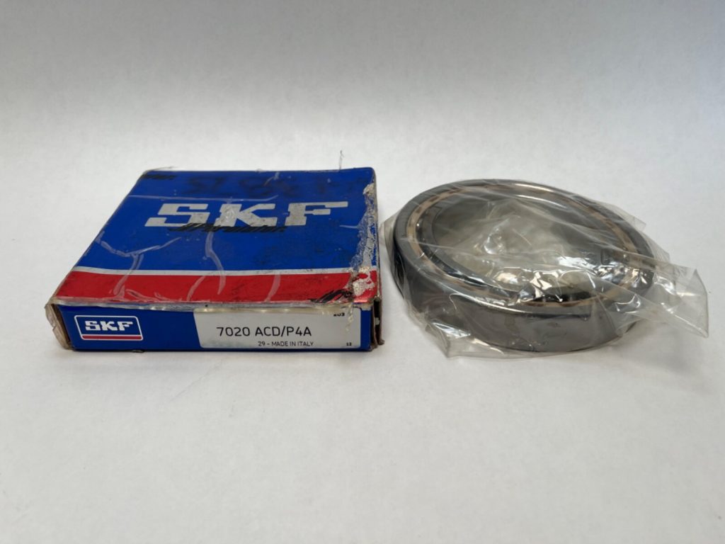 Super-Precision Angular Contact Ball Bearing – Straight Bore, 100 mm ID, 150 mm OD, 24 mm Width, Open, 25° Contact Angle, P4A, Machined Phenolic Cage