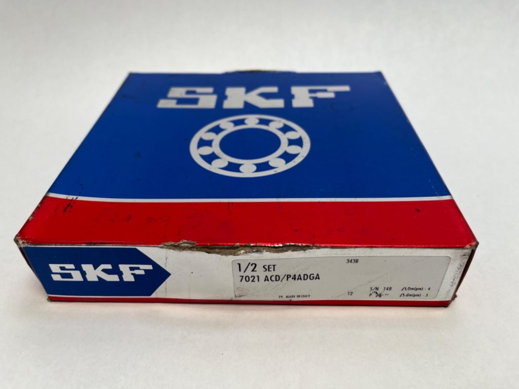 Super Precision Angular Contact Ball Bearing - Straight Bore, 105 mm ID, 160 mm OD, 26 mm Width, Open, 25° Contact Angle, Light Preload