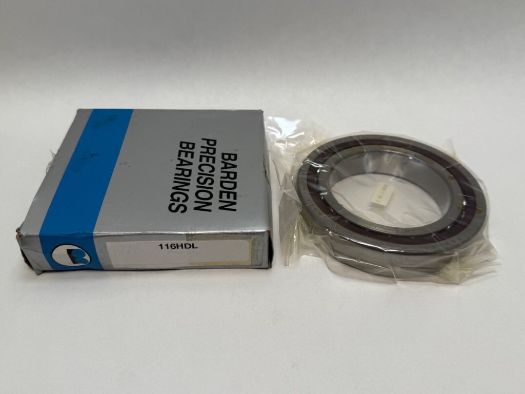 Super Precision Angular Contact Ball Bearing 80x125x22 mm, 15 Degree Contact Angle, One-Piece Machined Porous Phenolic Cage, Universal Duplex Pair Light Preload