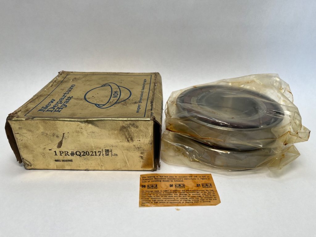 Angular Contact Ball Bearing Tandem Duplex Set 85x150x28 mm ABEC-7 Light Preload Phenolic Separator