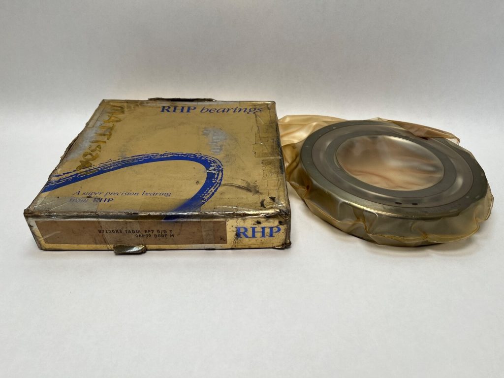 Super Precision Angular Contact Ball Bearing - 100 mm ID, 180 mm OD, 34 mm Width, Open, 25° Contact Angle, Light Preload, Universally Ground