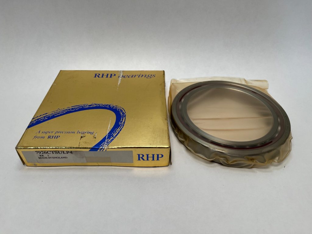 Super Precision Angular Contact Ball Bearing - 130 mm ID, 180 mm OD, 24 mm Width, Open, 15° Contact Angle, Phenolic Cage, Universally Ground Light Preload