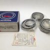 Matched Back-to-Back (DB) Tapered Roller Bearing Pair with Ground Spacer, 50 mm Bore x 80 mm Outside Diameter, P5 / ABEC 5 Precision, Two Cones + Two Cups + One Spacer per Set