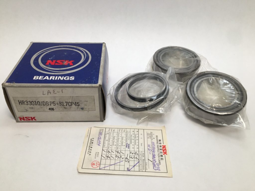 Matched Back-to-Back (DB) Tapered Roller Bearing Pair with Ground Spacer, 50 mm Bore x 80 mm Outside Diameter, P5 / ABEC 5 Precision, Two Cones + Two Cups + One Spacer per Set