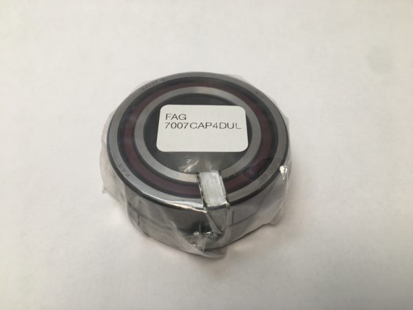 FAG 7007CAP4DUL angular contact spindle bearing pair wrapped in plastic with label