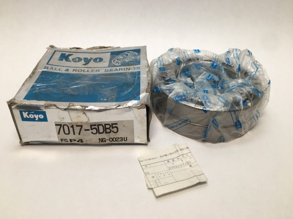 Precision Angular Contact Ball Bearing Matched Pair - 85 mm ID, 130 mm OD, 22 mm Width Each, Open, 30° Contact Angle, Back-to-Back DB, Polyamide Cage