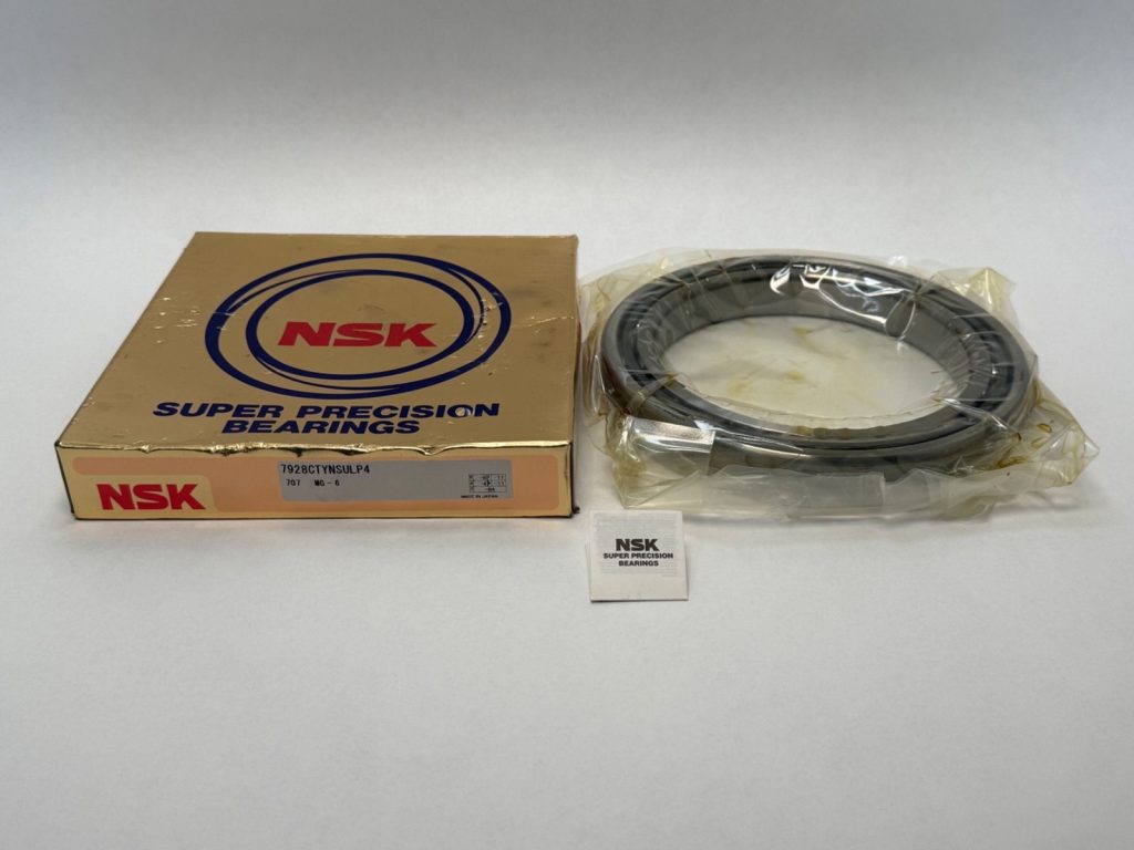 Super Precision Angular Contact Spindle Bearing 140 x 190 x 24 mm 15 Degree Contact Angle ABEC 7 P4 Light Preload Universally Ground Single