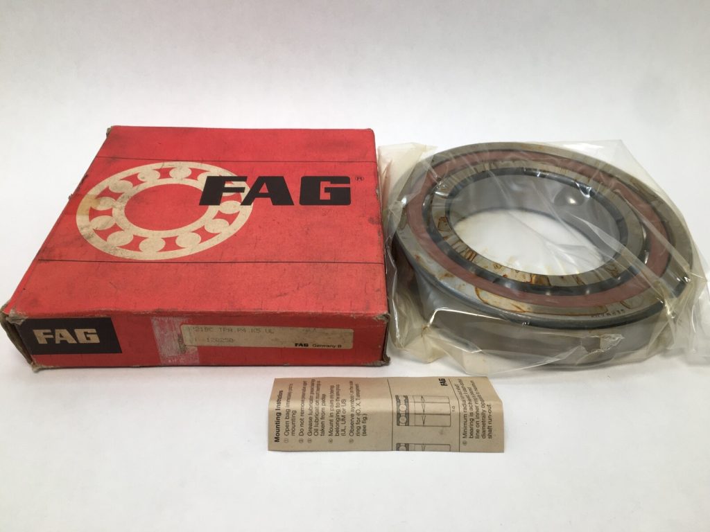 Super Precision Spindle Bearing - Straight Bore, 95 mm ID, 170 mm OD, 32 mm Width, Open, 15° Contact Angle, P4S, Universal Light Preload, Phenolic Cage.
