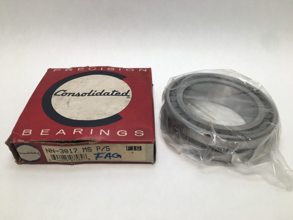 Double-Row Cylindrical Roller Bearing 85x130x34 mm Straight Bore Machined Brass Cage P5 Precision