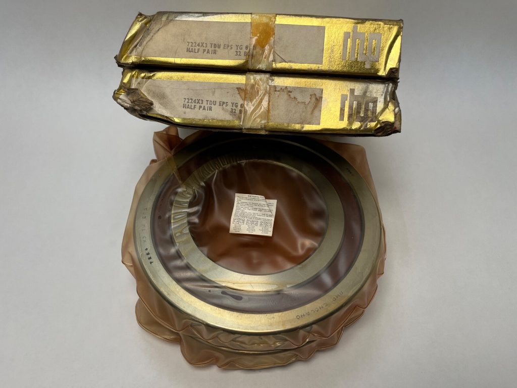 Super Precision Angular Contact Ball Bearing Duplex Pair - 120 mm ID, 215 mm OD, 40 mm Width, 25° Contact Angle, P5, Light Preload, Open