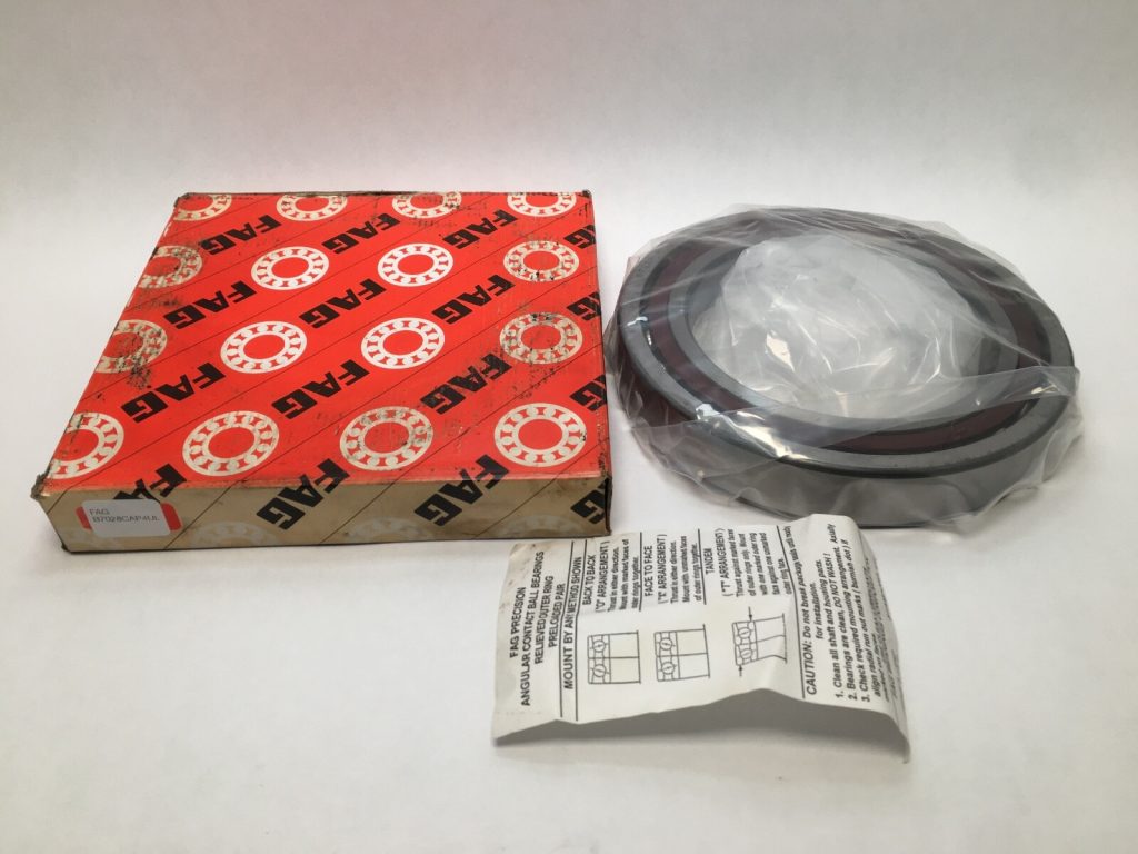 Super Precision Spindle Bearing - 140 mm ID, 210 mm OD, 33 mm Width, Open, 15° Contact Angle, Light Preload, Phenolic Cage