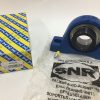 2-Bolt Pillow Block Ball Bearing Unit, 35 mm Bore, 207 Series, Eccentric Locking Collar, Self-Aligning