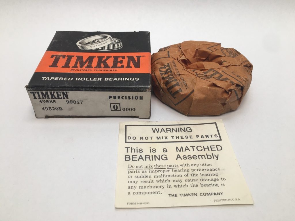 Tapered Roller Bearing Matched Assembly 2 in Bore x 4 in OD