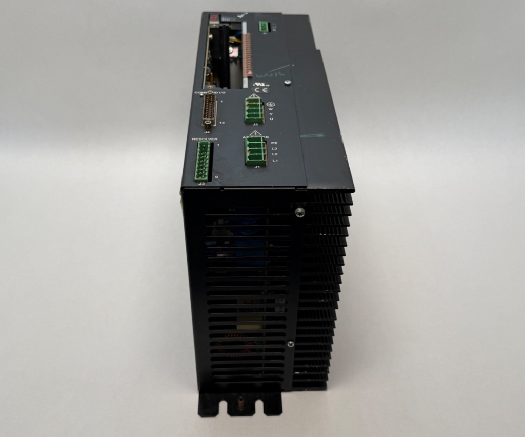 Single-Axis Brushless AC Servo Drive, 10.6 A Continuous / 21.2 A Peak, 90–264 VAC Input, Resolver Feedback