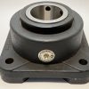 Type E 4-Bolt Flange Mount Bearing, 3-3/16 in Bore, Tapered Roller, Twin Locking Collars, Non-Expansion