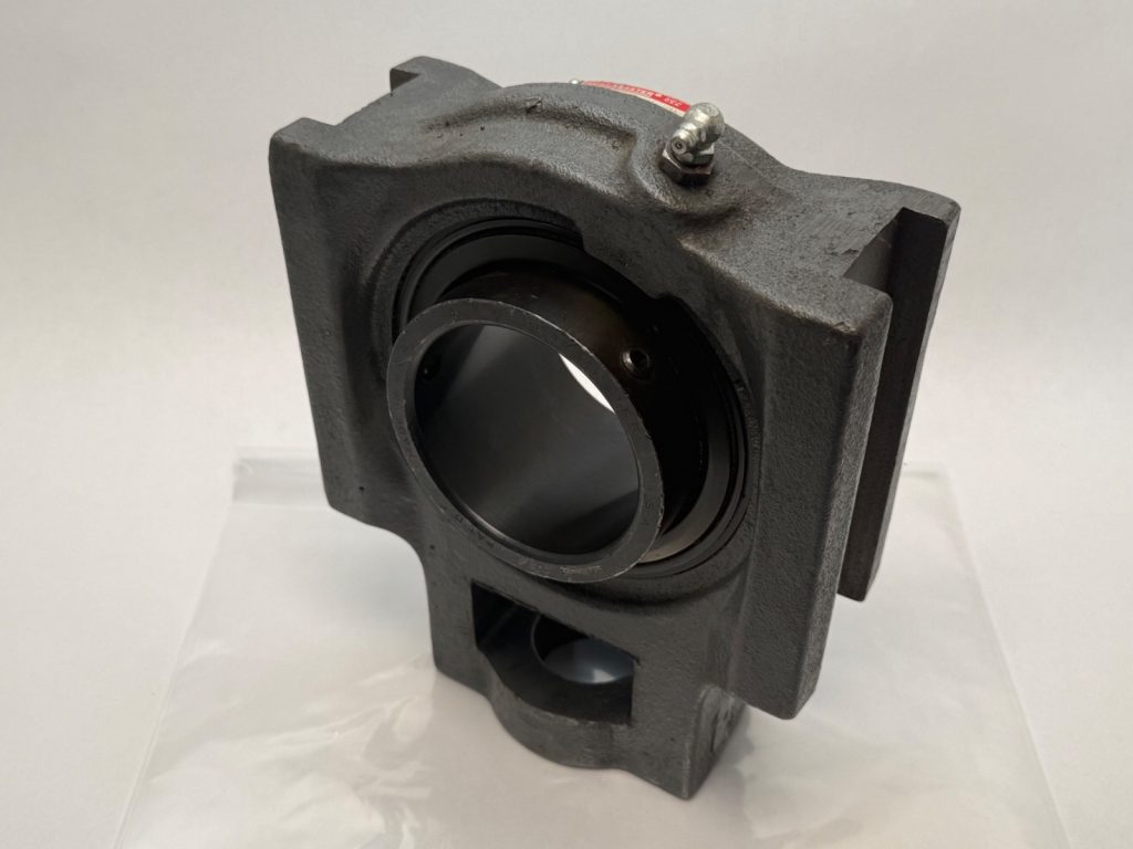 Wide Slot Take-Up Bearing Unit, 3-3/8 in Bore, Setscrew-Lock Ball Insert, Cast Iron, Non-Expansion
