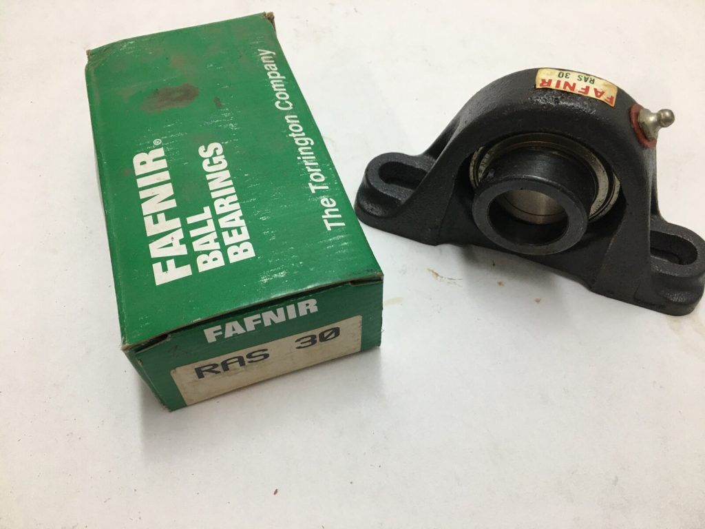 Two-Bolt Pillow Block Unit – 30 mm Bore, Eccentric Collar Locking, Shroud Seals