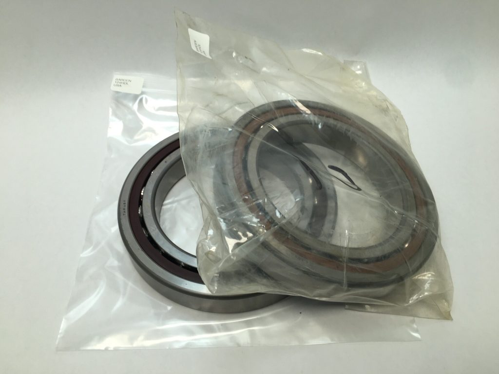 Matched Duplex Angular Contact Ball Bearing Pair - Straight Bore, 120 mm ID, 180 mm OD, 28 mm Width, Open, 15° Contact Angle, Light Preload, P4.