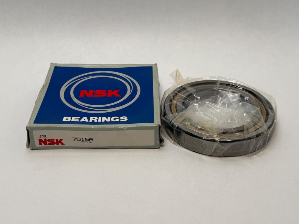 Single-Row Angular Contact Ball Bearing 80 x 125 x 22 mm, 30 Degree Contact Angle, Slim 70-Series Section, Open