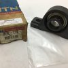 2-Bolt Low-Base Pillow Block Ball Bearing Unit 1-1/8" Bore, Eccentric Locking Collar, Self-Aligning