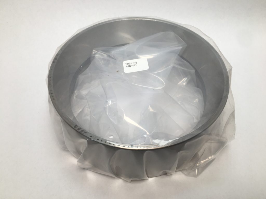 Double Tapered Roller Bearing Cup — 8.5 in Outside Diameter, 3-3/16 in Width, Two Raceways, Case-Carburized Steel