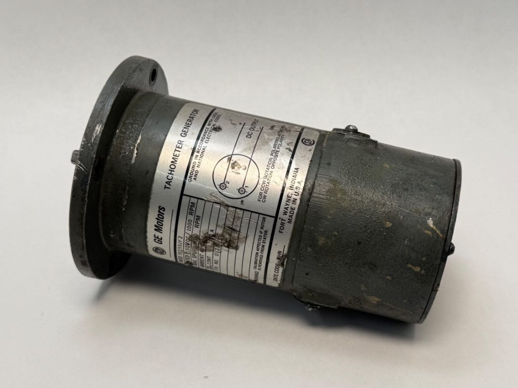 GE 5PY59JY2 Tachometer Generator 50V DC 1000 Rpm 5000 Rpm Max 5PY59JY-2