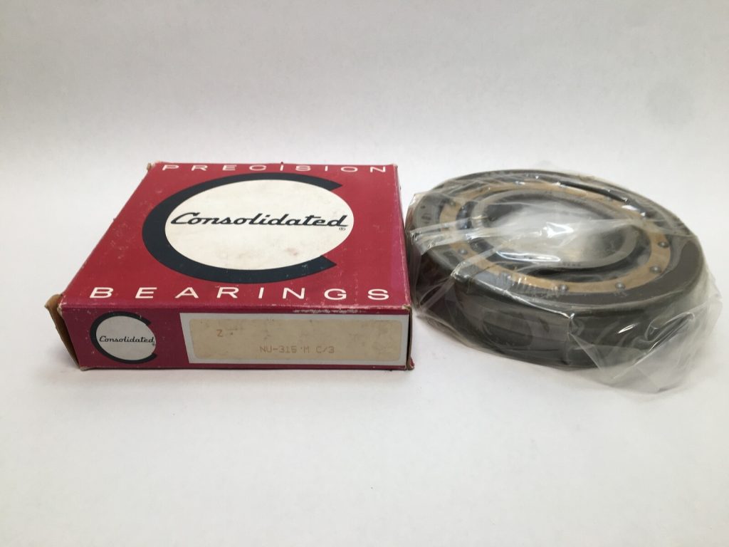 Cylindrical Roller Bearing 75x160x37mm Non-Locating NU Design Brass Cage C3 Clearance