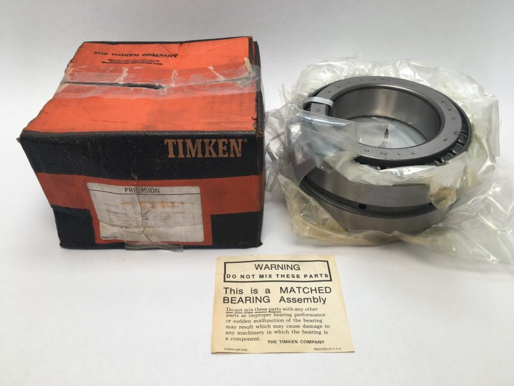Double Row Tapered Roller Bearing Assembly, TDO Configuration, 3.750 in Bore x 6.375 in Outside Diameter x 3.2499 in Wide, 0.012 in End Play — Complete Set With Double Cup and Spacer