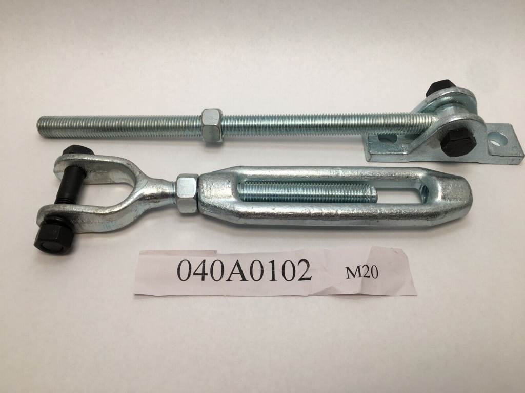 040A01202 M20 Swivel Connector & Turnbuckle Tensioner 100 mm Mounting C-C M20