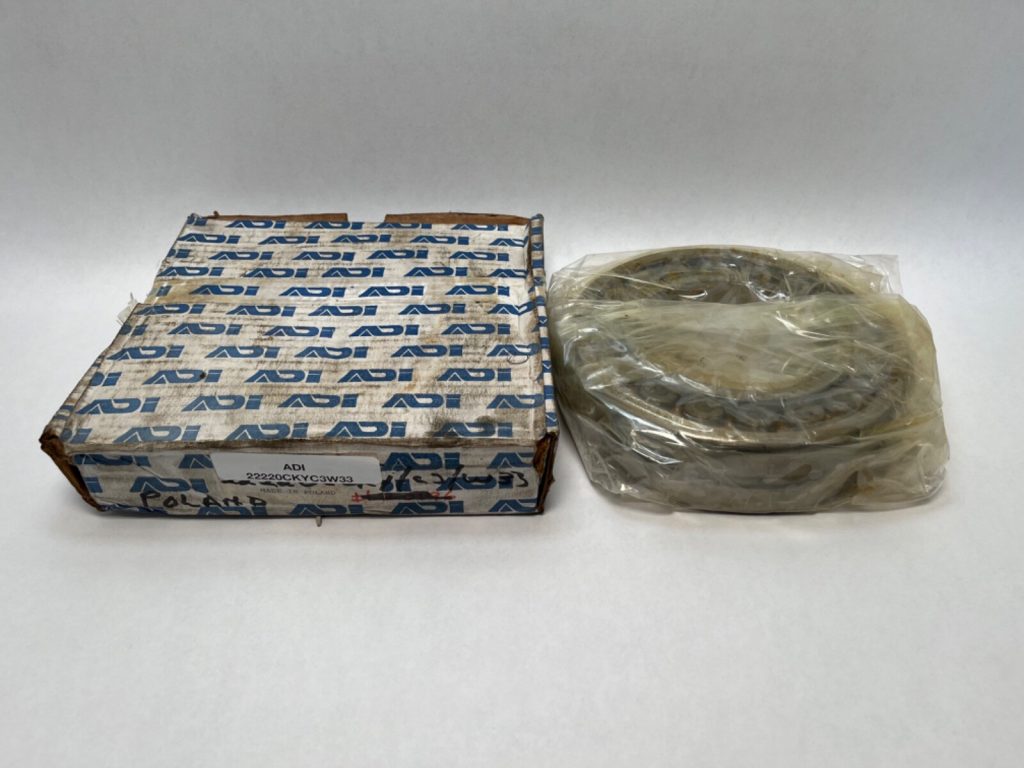 Double-Row Spherical Roller Bearing 100 x 180 x 46 mm, 1:12 Tapered Bore, C3 Clearance, W33 Lubrication Groove and Three Holes