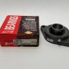 Two-Bolt Flange Mount Ball Bearing Unit, 1-7/16" Bore, Normal Duty, Cast Iron, Setscrew Locking, Non-Expansion