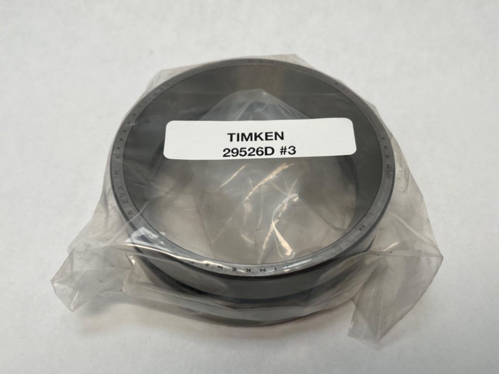 Double Tapered Roller Bearing Cup - 4.4375 in Outer Diameter, 1.6875 in Cup Width, Class 3, e 0.46, K 1.27, Case-Hardened Steel