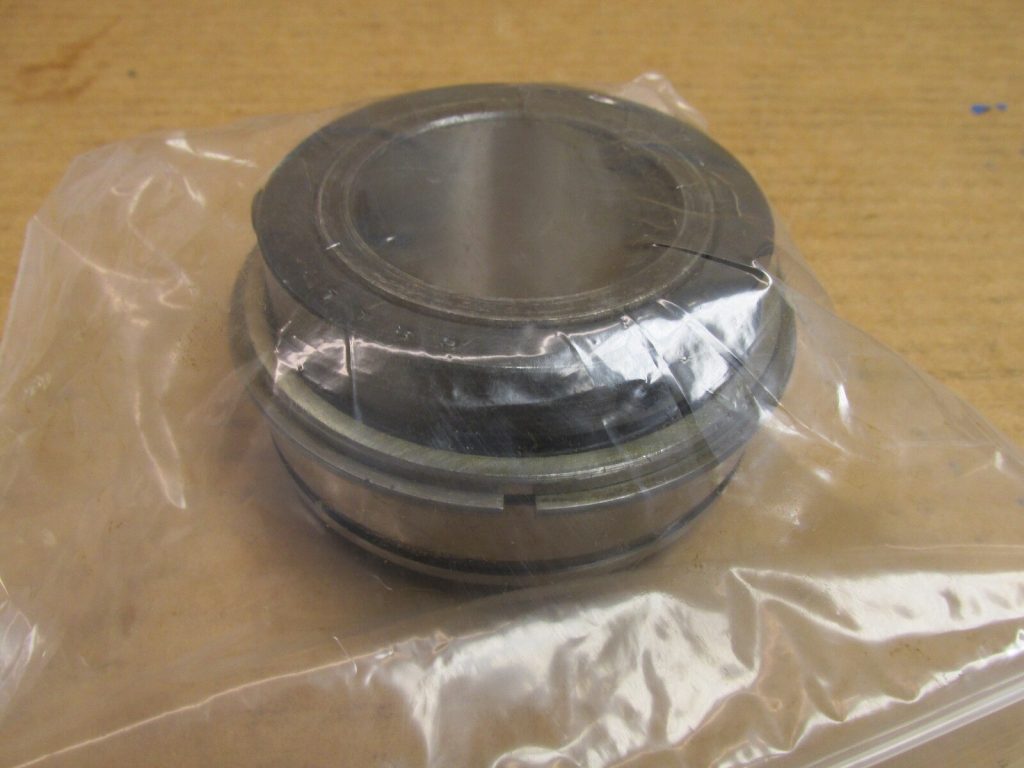 Wide Inner Ring Insert Ball Bearing, 2-3/16 in Bore, Concentric Locking Collar, Snap Ring