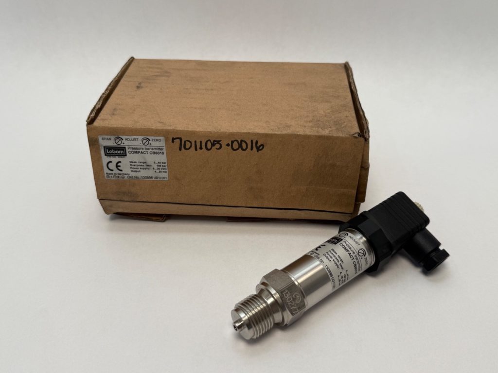 Compact Pressure Transmitter, 100 bar, 4–20 mA 2-Wire, Piezoresistive, Internal Diaphragm, Welded Stainless Wetted Parts, IP65, Non-Ex
