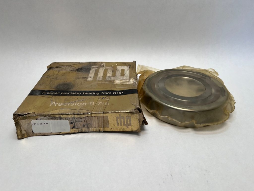 Angular Contact Ball Bearing - Straight Bore, 70 mm ID, 150 mm OD, 35 mm Width, Open, 15° Contact Angle, Light Preload.