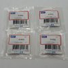 Deep Groove Ball Bearing, Open, Extra-Thin Section, 10 x 22 x 6 mm — Lot of 4 Pieces, 2.7 kN Dynamic, Square Cross-Section