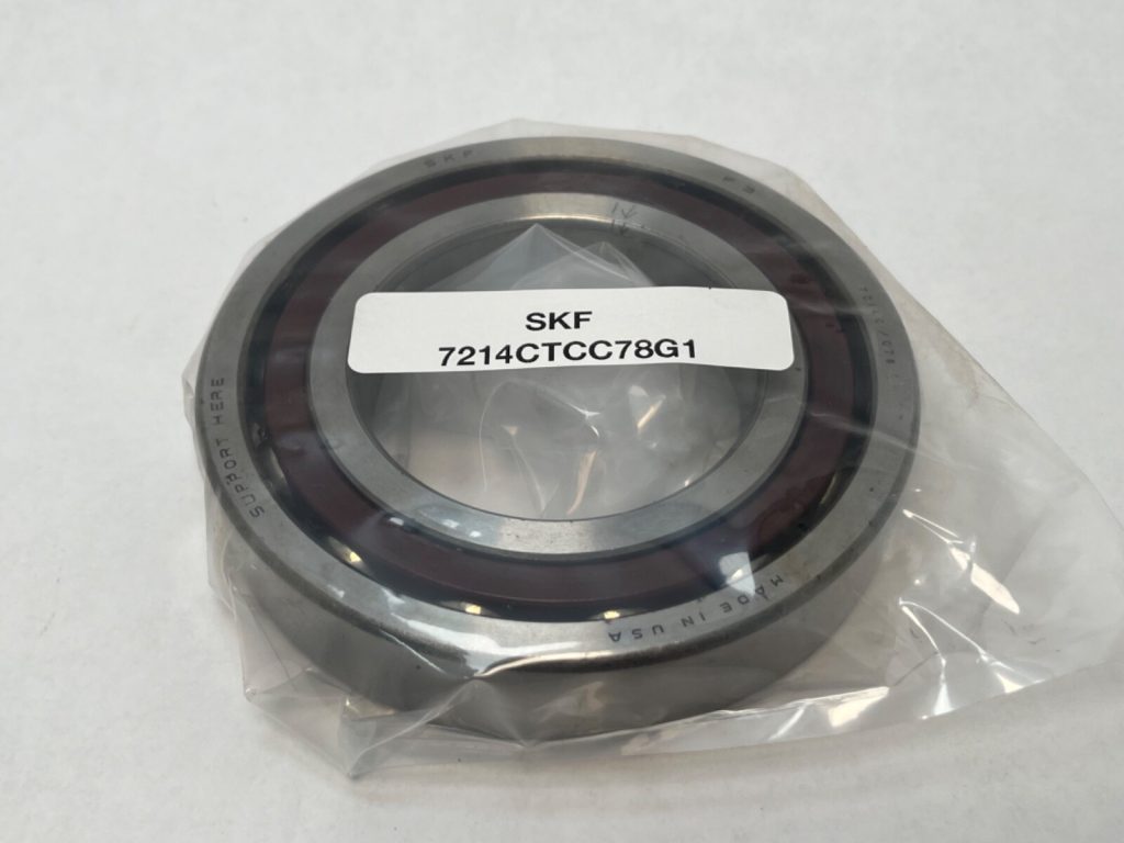 Angular Contact Ball Bearing, 70x125x24 mm, 15° Contact Angle, Phenolic Cage, Open