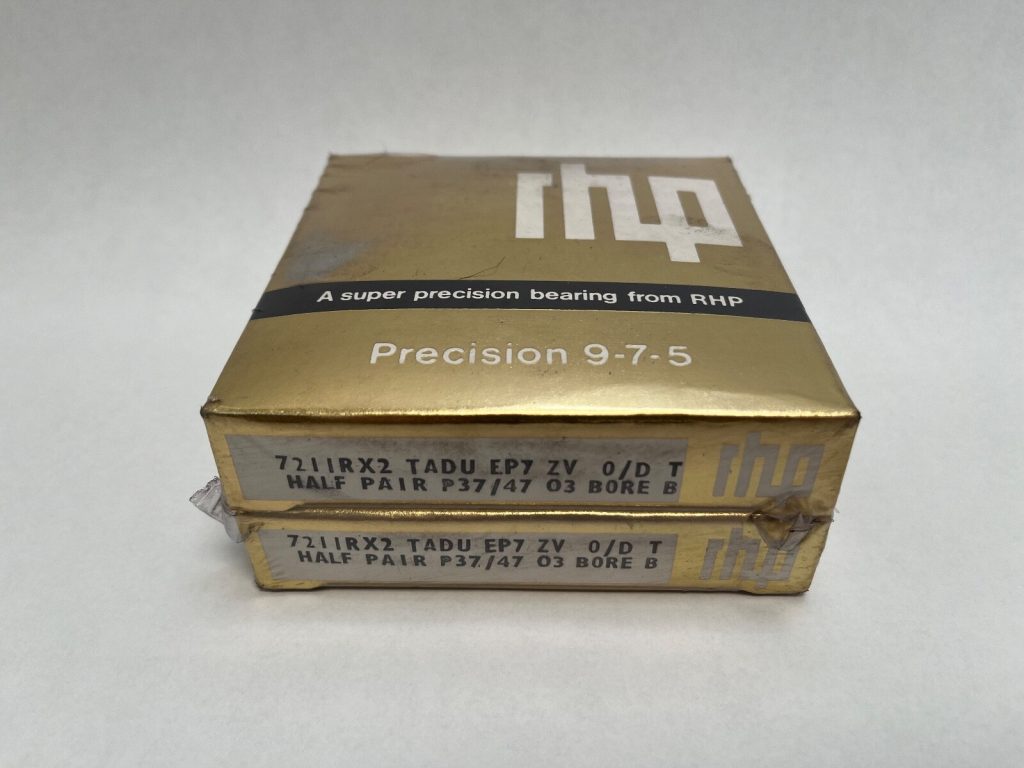 Super Precision Angular Contact Ball Bearing Matched Pair 55x100x21 mm 15° ABEC 7 Light Preload