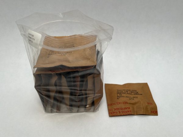 Fafnir PM9103K ball bearings individually wrapped in paper, packaged together in a clear plastic bag