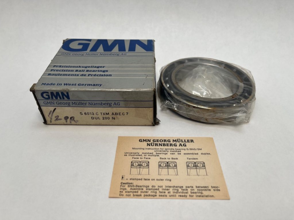 Super-Precision Angular Contact Ball Bearing – 65 mm ID, 100 mm OD, 18 mm Width, Open, 15° Contact Angle, PEEK Cage, Light Preload
