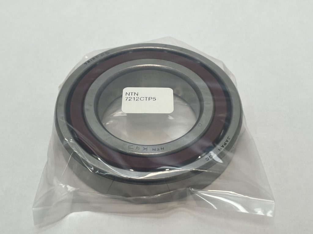 Angular Contact Ball Bearing – 60 x 110 x 22 mm, 15° Contact Angle, ABEC 5, Machined Phenolic Cage