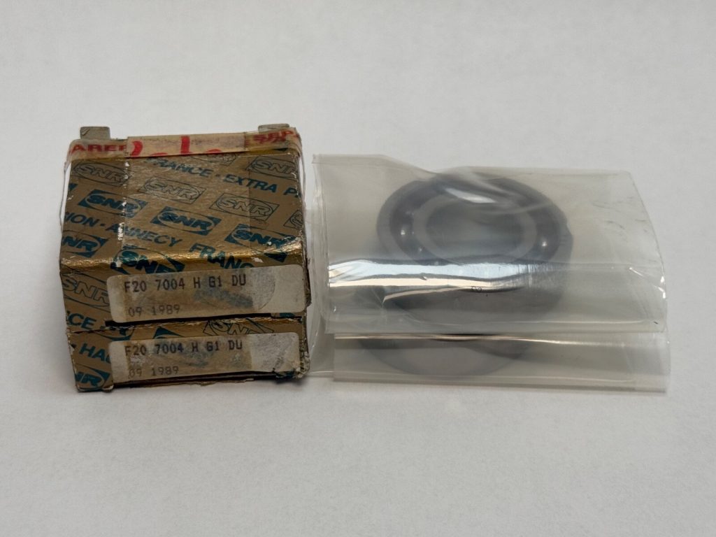 Super-Precision Angular Contact Ball Bearing - 20 mm ID, 42 mm OD, 12 mm Width, 25° Contact Angle, Phenolic Cage, ABEC 7, Medium Preload, Universally Matchable Pair