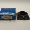Four-Bolt Flange Ball Bearing — 1-3/16 in Bore, Cast Iron Housing