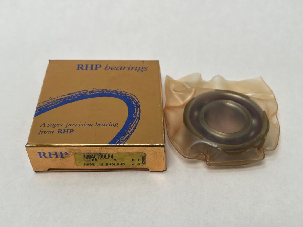 Super-Precision Angular Contact Ball Bearing - 20 mm ID, 42 mm OD, 12 mm Width, Open, 15° Contact Angle, Light Preload, ABEC 7