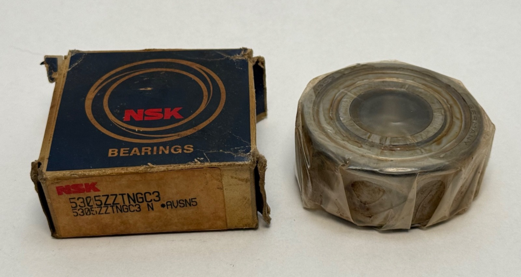 Double Row Angular Contact Ball Bearing, 25 x 62 x 25.4 mm, Shielded Both Sides, C3 Clearance