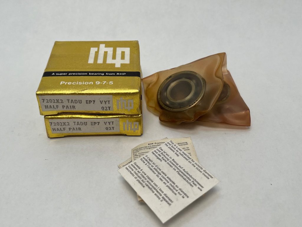 Super Precision Angular Contact Ball Bearing Matched Pair 15x35x11 mm 15° ABEC 7 Light Preload