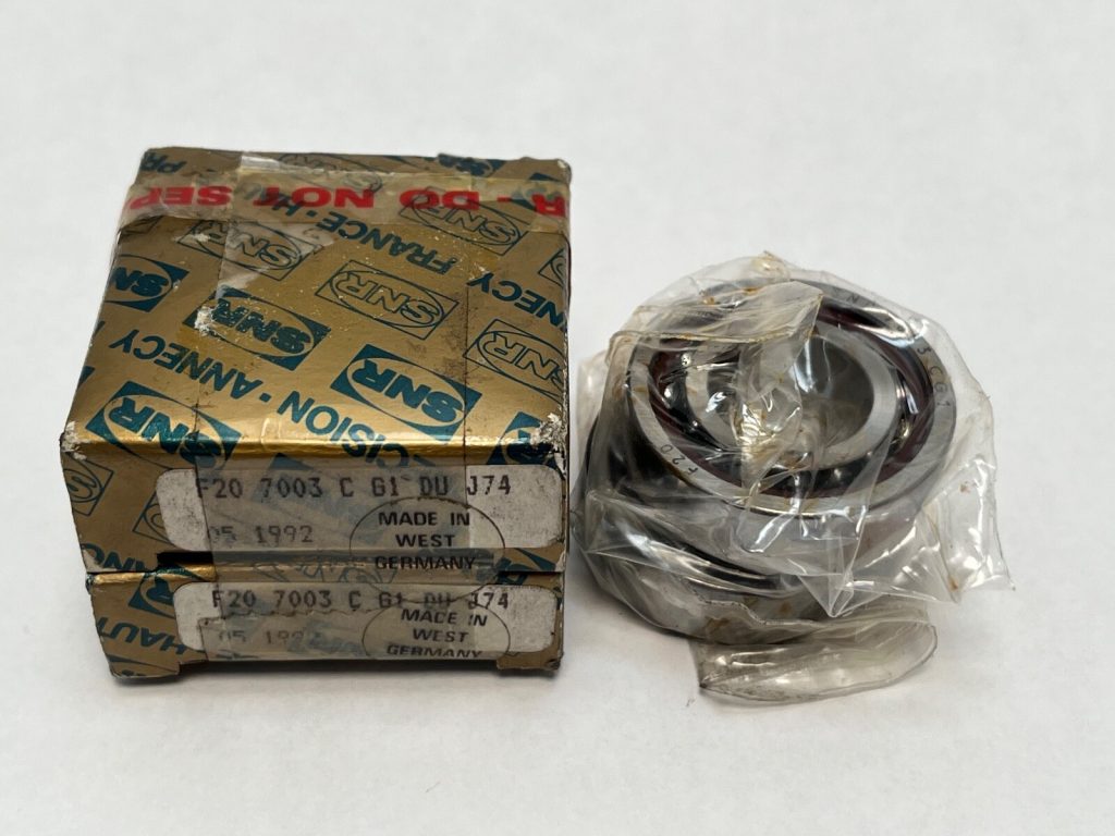Super Precision Angular Contact Ball Bearing 17x35x10 mm, 15 Degree Contact Angle, Stratified Phenolic Cage, Universal Duplex Pair Light Preload, ISO Class 4, 41,000 rpm