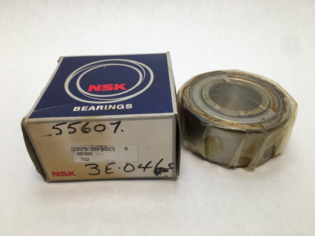 Double Row Angular Contact Ball Bearing 35x80x34.9mm Shielded Both Sides Polyamide Cage C3 Clearance
